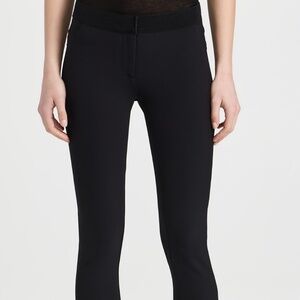$395 Veronica Beard Black Scuba Legging Pants Size 6